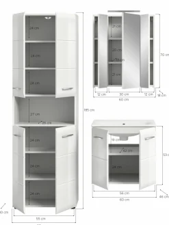Ensemble salle de bains 5 éléments BONGA-Xonox New