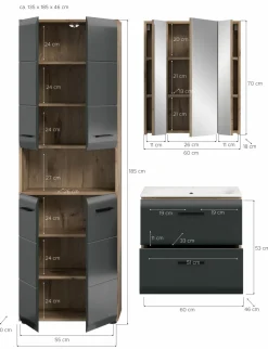 Ensemble salle de bains 3 éléments BONGA