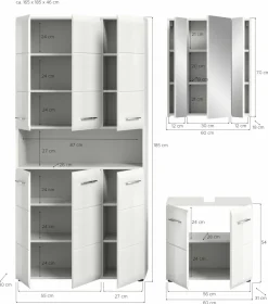 Ensemble salle de bains 3 éléments BONGA