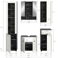 Ensemble salle de bains 5 éléments SODDO-Xonox New