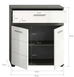 Ensemble salle de bains 3 éléments ASSELA-Xonox New