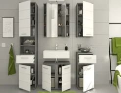 Ensemble salle de bains 5 éléments ASSELA-Xonox Sale