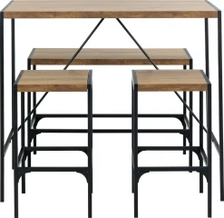 Ensemble table bar, banc et tabourets BERLIN-Actona