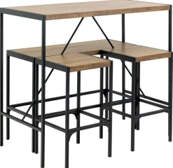 Ensemble table bar, banc et tabourets BERLIN-Actona