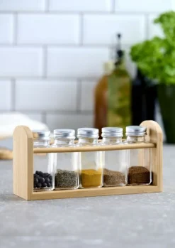 Etagère avec 5 pots à épices DAY