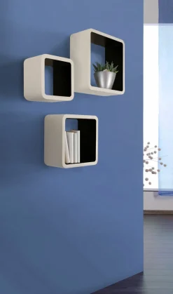 Etagères murales par lot de 3 CUBO-Finori Hot