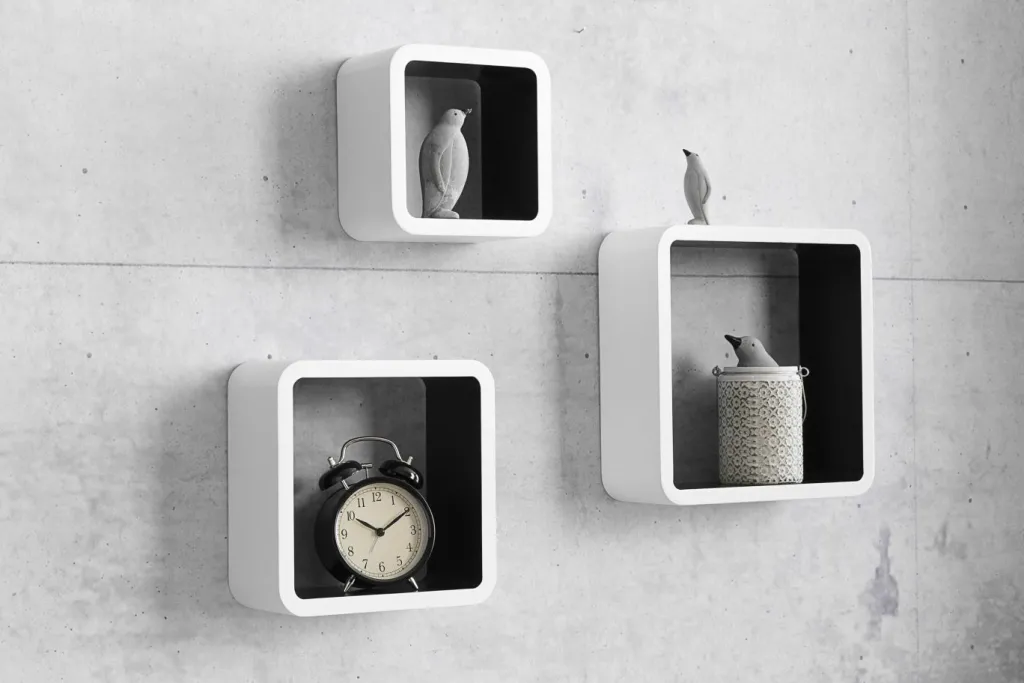 Etagères murales par lot de 3 CUBO-Finori Hot