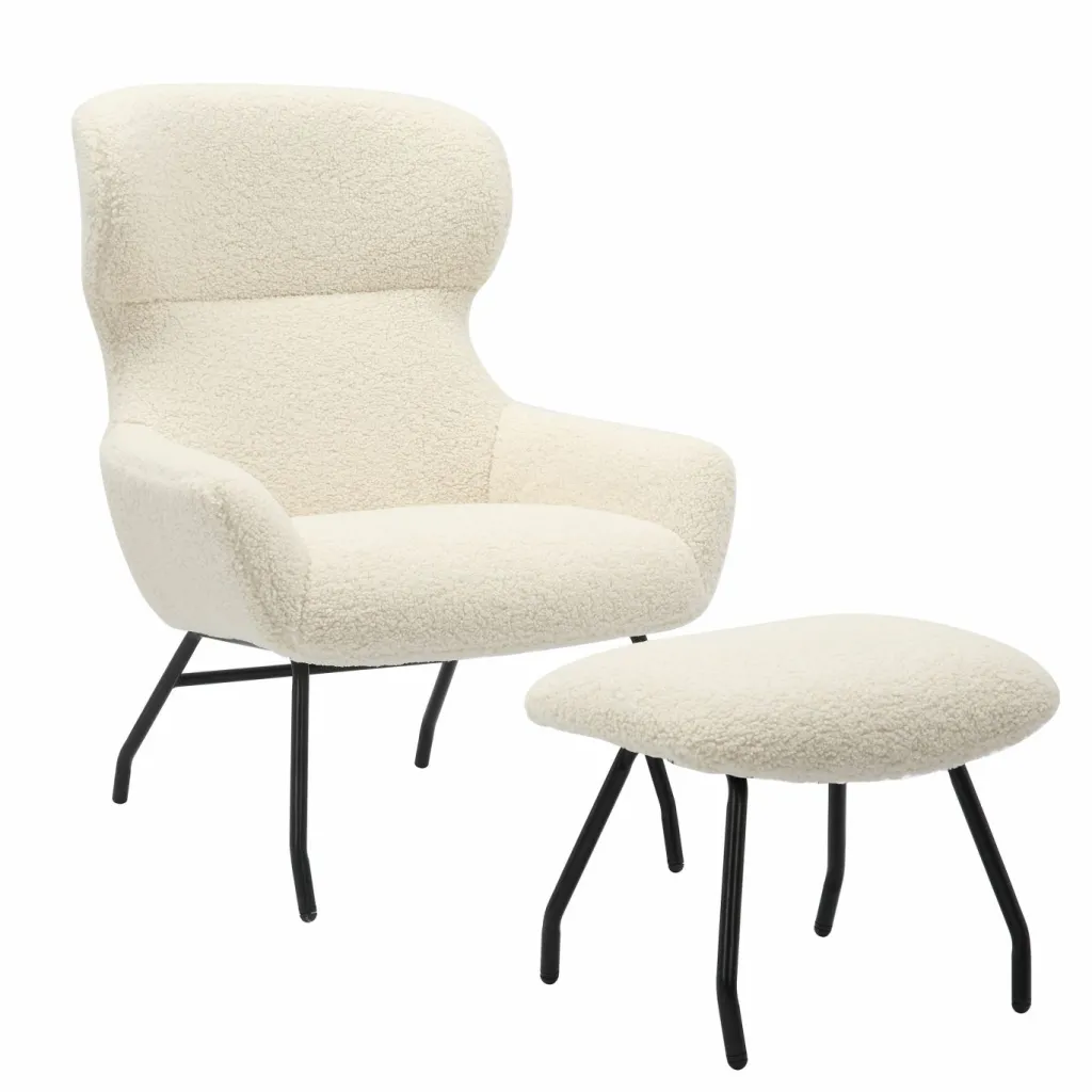 Fauteuil avec repose-pied 367797-Salesfever New