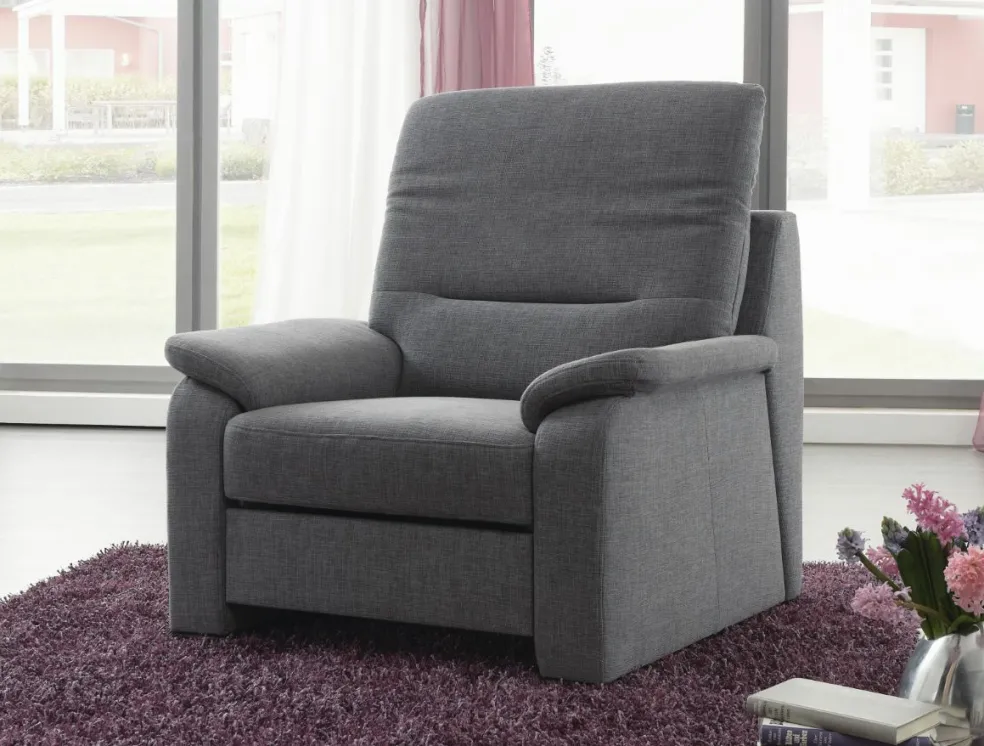 Fauteuil avec repose-pied rétractable MONROE