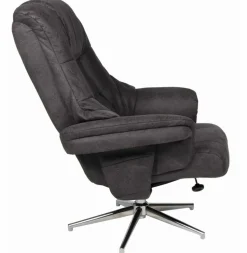 Fauteuil relax avec repose-pieds BURNABY-Duo New