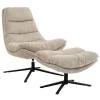 Fauteuil relax avec repose-pieds PORTO