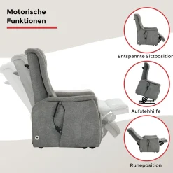 Fauteuil TV avec fonction mobilité PARMA 2-Duo New