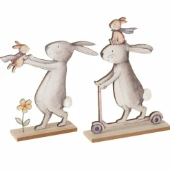 Figurine lapin avec lapereau BUNNY