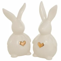 Figurine lièvre avec coeur JEPPE-Boltze Clearance