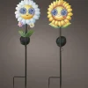Fleur solaire avec piquet et yeux qui bougent SOLAR-Kaemingk Best