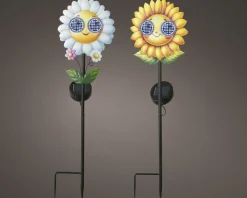 Fleur solaire avec piquet et yeux qui bougent SOLAR-Kaemingk Best