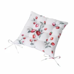 Galette de chaise motif fraises EMILY