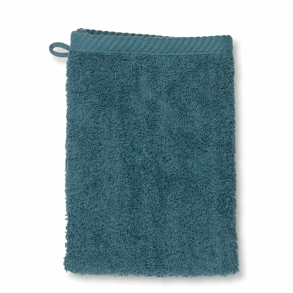Gant de toilette bleu pétrole LADESSA-Kela Hot