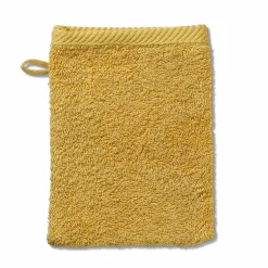 Gant de toilette jaune curry LADESSA