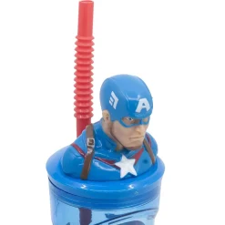 Gourde 3D avec paille Avengers AVENGERS-Stor
