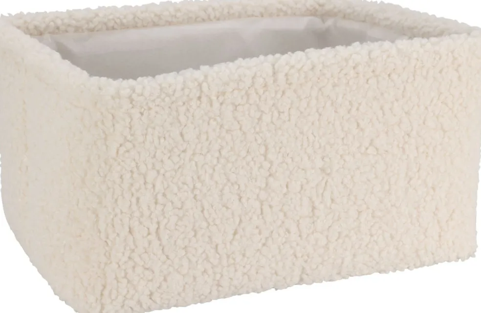 Grand panier aspect peluche EH