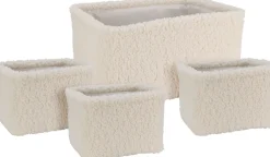 Grand panier aspect peluche EH