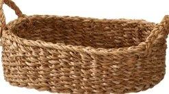 Grand panier ovale en jonc de mer EH-Koopman Outlet