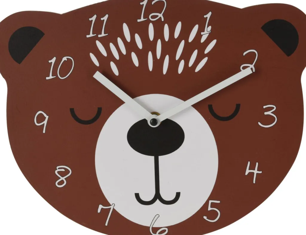 Horloge murale pour enfant motif animal KIDS-Koopman Online