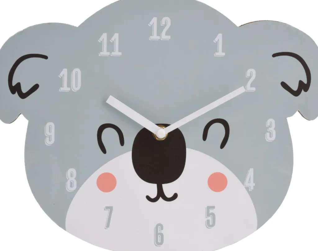 Horloge murale pour enfant motif animal KIDS-Koopman Online