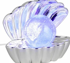 Lampe de table chrome SHELLY-Reality Leuchten Outlet