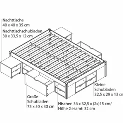 Lit à tiroirs CLAAS-Inter Link Outlet
