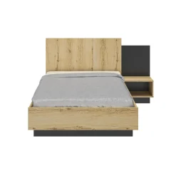 Lit avec chevet MIMIZAN-Gami Sale