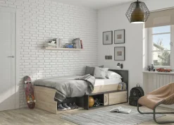 Lit avec rangement ERQUY-Gami Clearance