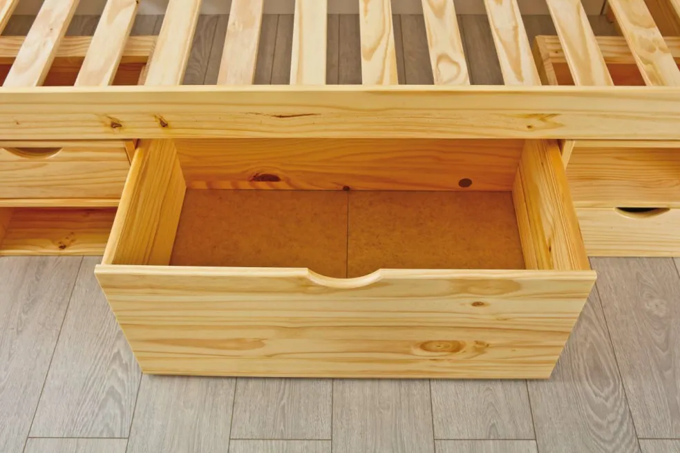 Lit avec rangement et chevet CLAAS SINGLE 90x200cm