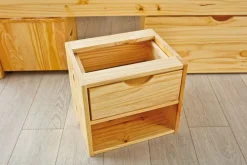 Lit avec rangement et chevet CLAAS SINGLE 90x200cm