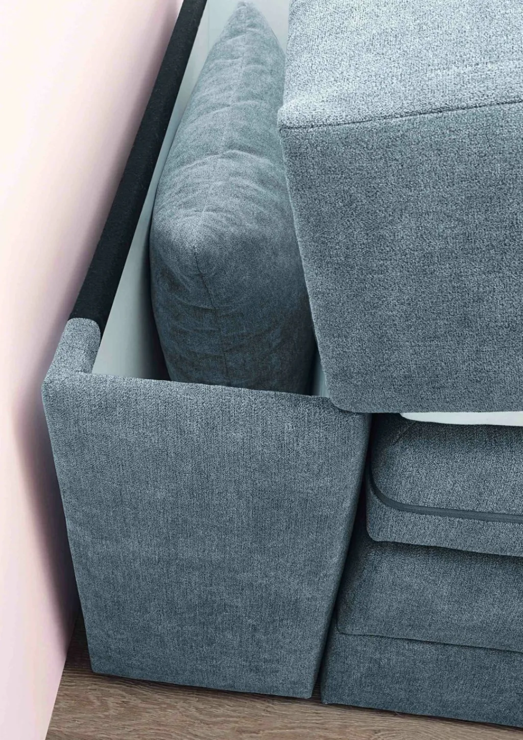 Lit boxspring 120 x 200 cm BILBAO 1-BRW Clearance