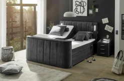 Lit boxspring DALLAS 6-BRW