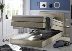 Lit boxspring HAWAII 2-BRW Online