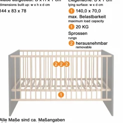 Lit de bébé MATS-Trendteam Hot