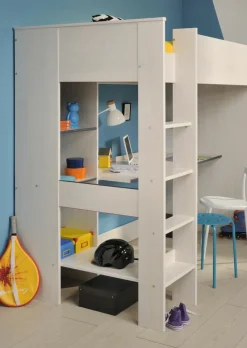 Lit mezzanine avec commode SMOOZY 29a-Parisot