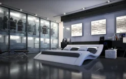 Lit rembourré CIANJUR-Salesfever Clearance