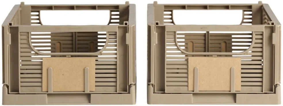 Lot de 2 caisses pliables DAY