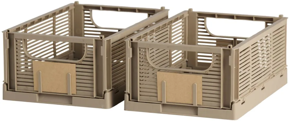 Lot de 2 caisses pliables DAY
