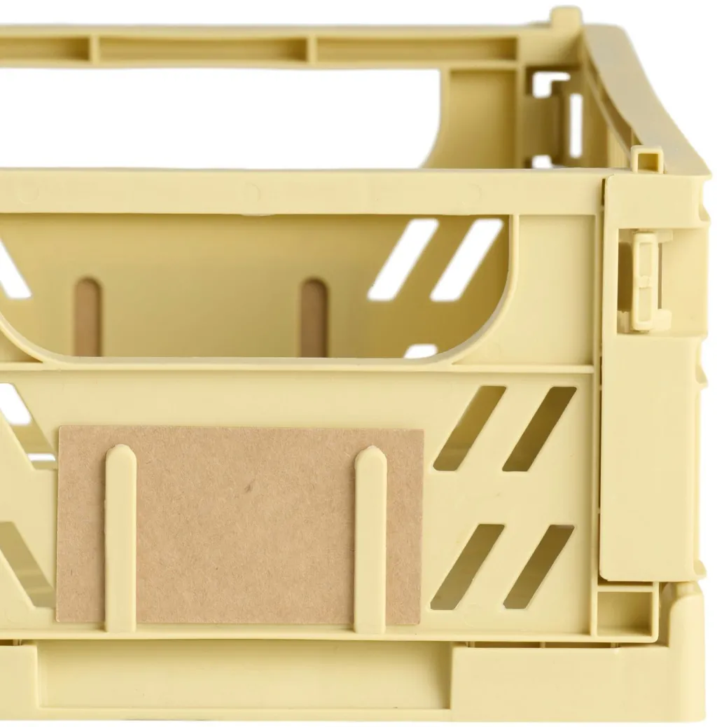 Lot de 2 caisses pliables ton jaune DAY-Schou Company Outlet