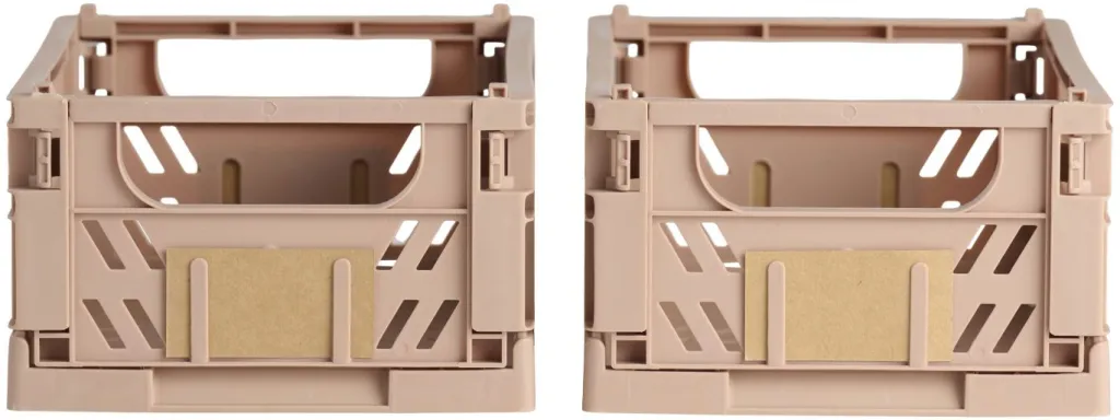 Lot de 2 caisses pliables ton sable DAY-Schou Company Discount