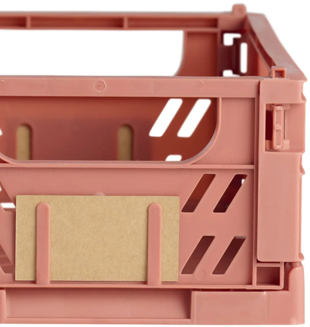 Lot de 2 caisses pliables ton rouge terra DAY-Schou Company Outlet