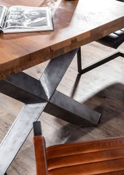 Lot de 2 chaises à piètement luge BARCELONA-Gutmann Discount