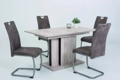 Lot de 4 chaises à piètement luge ULLA S-Hela New