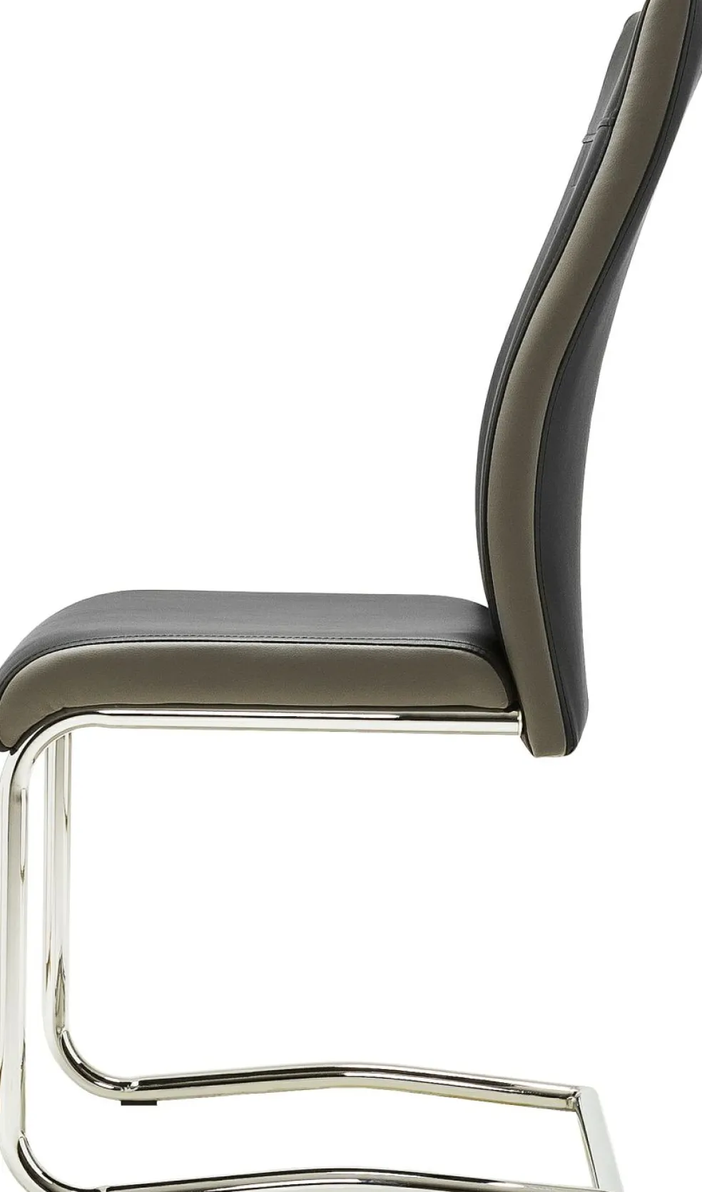 Lot de 4 chaises à piètement luge LUCKY