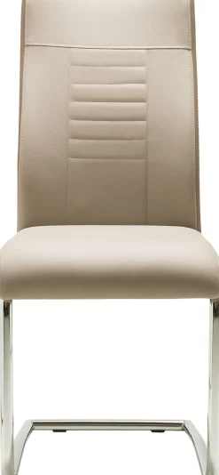 Lot de 4 chaises à piètement luge LUCKY